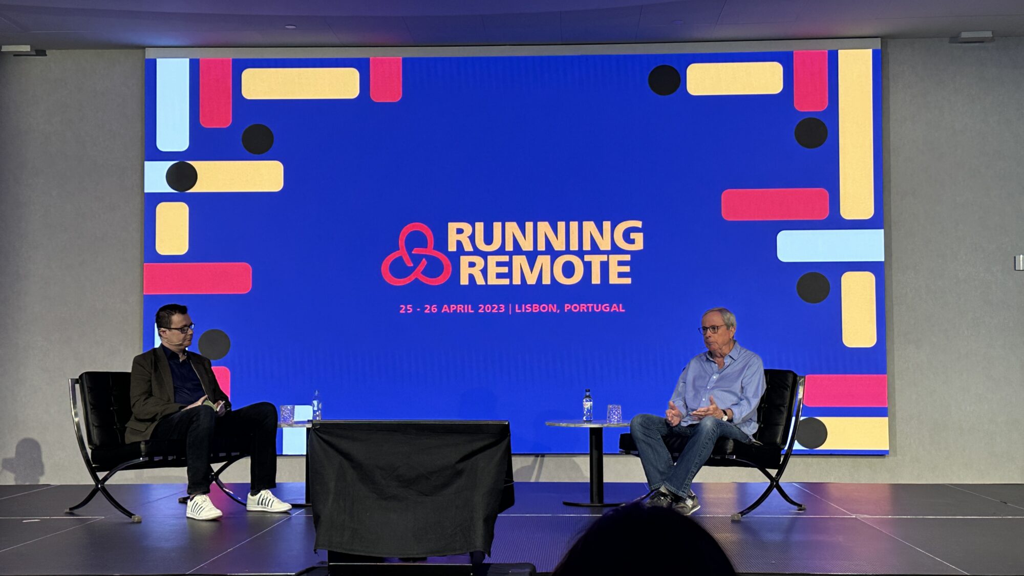 At the Running Remote Conference in Lisbon