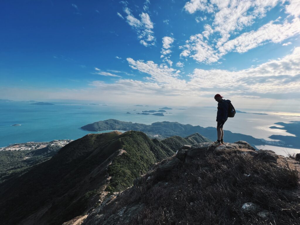 Hiking on the West Dog's Teeth in Hong Kong
